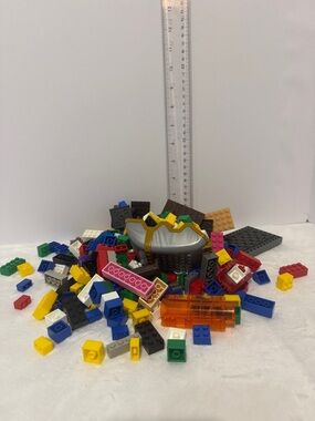 Mega bloks lot of 1 lb different colors shapes and sizes